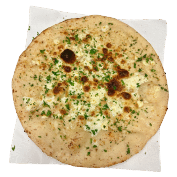 Garlic, mozzarella & parsley